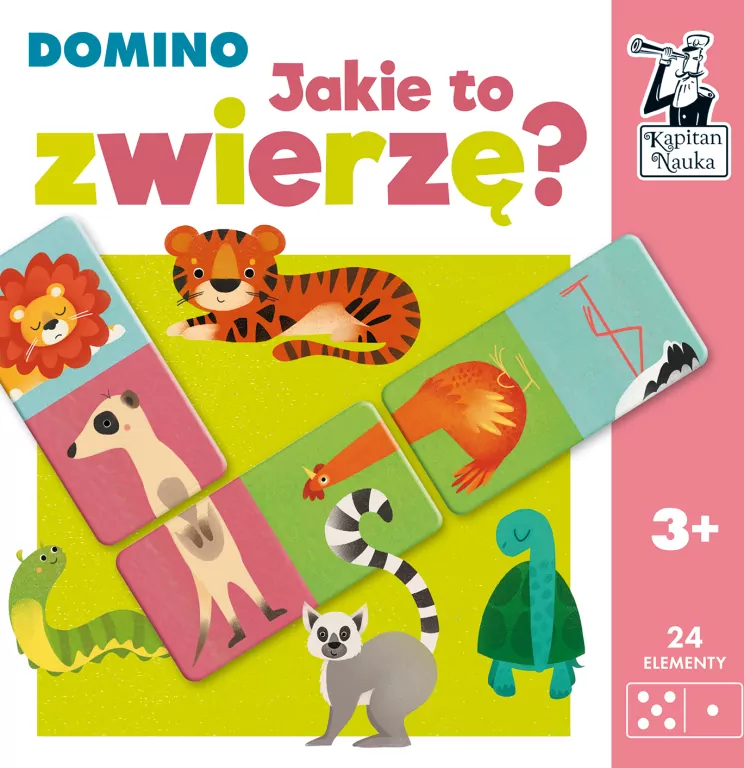 Jakie to zwierzę? Domino. Kapitan Nauka - tantis.pl