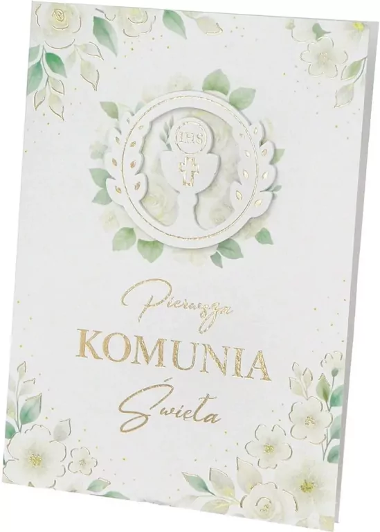 KARNET KOMUNIA B6 Z KOP ZLO NER A-015 FOL - tantis.pl