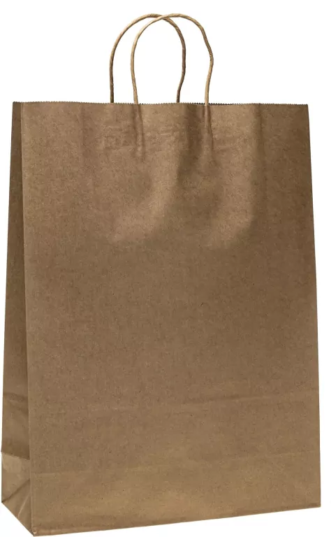 Torebka ozdobna kraft 31x42x12cm ROZETTE. 1 sztuka - tantis.pl