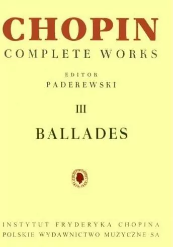 Chopin Complete Works III Ballades - tantis.pl