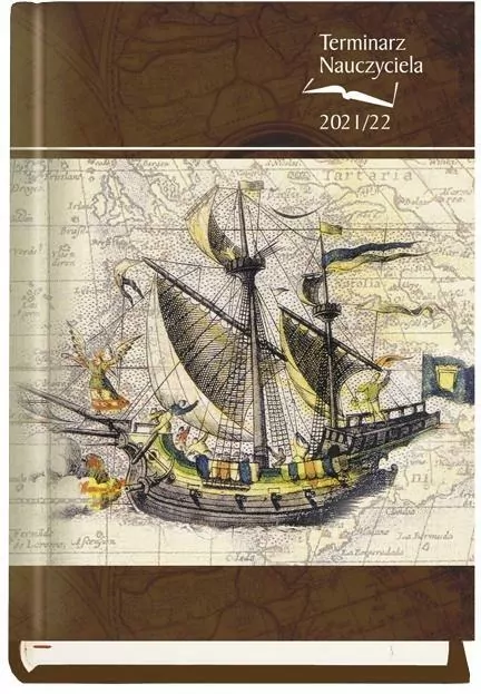 Terminarz nauczyciela 2016/17 bordowy maszyny - tantis.pl