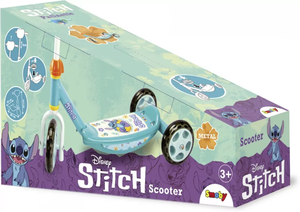 Smoby Stitch Trójkołowa hulajnoga - tantis.pl