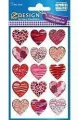 Naklejki foliowe - czerwono różowe serca - tantis.pl