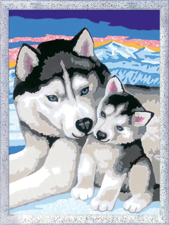 Ravensburger. CreArt dla dzieci: Husky - tantis.pl