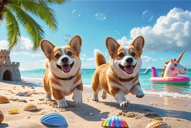 Puzzle 30 Dzień z Corgim TREFL - tantis.pl