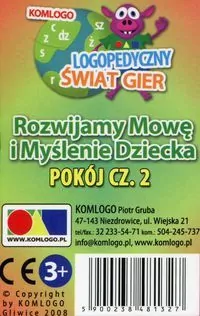 Rozwijamy mowę i myślenie - Pokój cz. 2. - tantis.pl