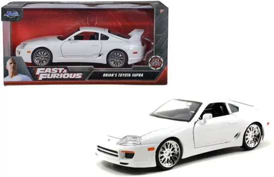 Jada F&F Toyota Supra white 1995 1:24