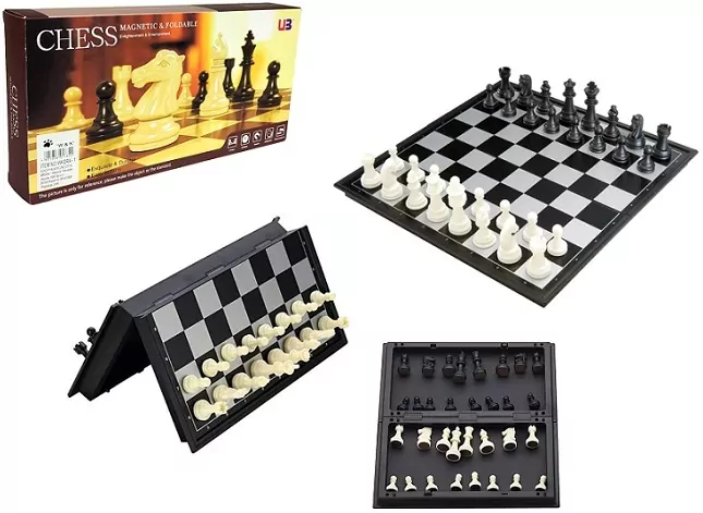 Szachy klasyczne magnetyczne 31,5x31,5cm - tantis.pl
