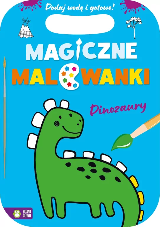 Magiczne malowanki. Dinozaury - tantis.pl