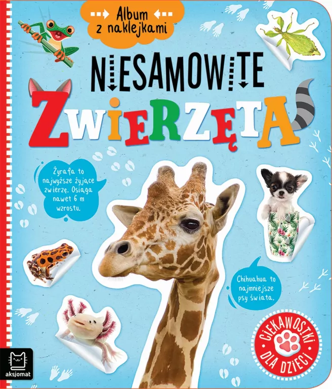 Album z naklejkami. Niesamowite zwierzęta - tantis.pl