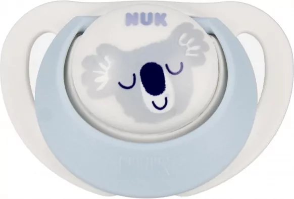 NUK. Star Day & Night. Smoczki. 0-6 miesięcy. Koala i noc - tantis.pl
