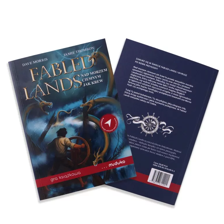 Fabled Lands: Nad morzem ciemnym jak krew. Gra książkowa - tantis.pl