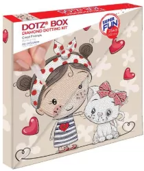 Diamond Dotz Box. Zestaw kreatywny dla dzieci. Good Friends