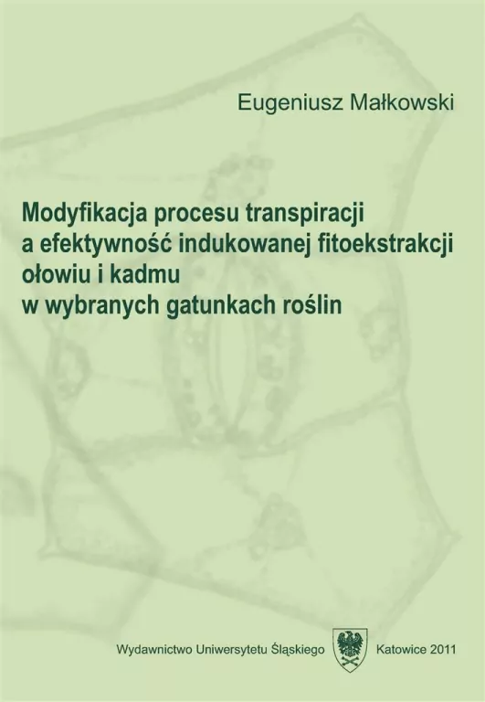 Modyfikacja procesu transpiracji a efektywność... - tantis.pl