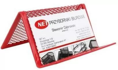 Wizytownik. Czerwony - tantis.pl