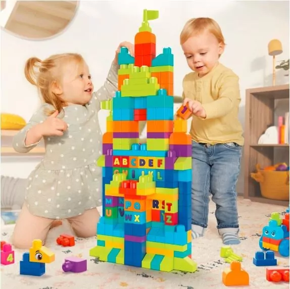 Mega Bloks. Wielka torba z klockami - tantis.pl