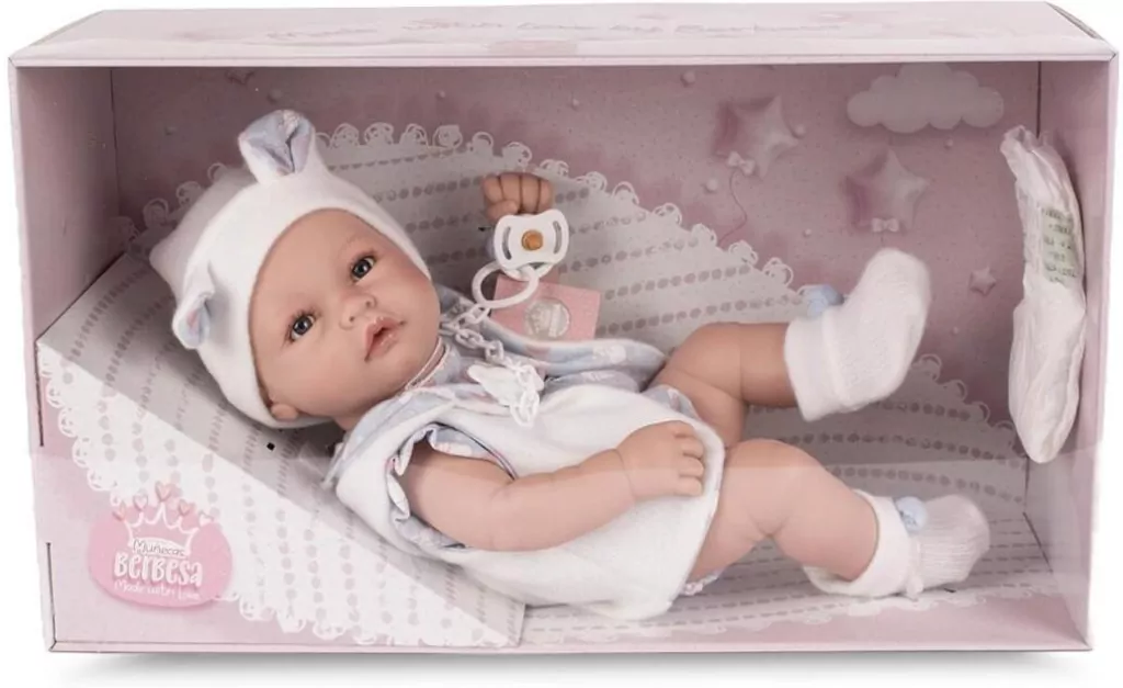 Lalka hiszpańska niemowlak Martin akcesoria 42cm - tantis.pl