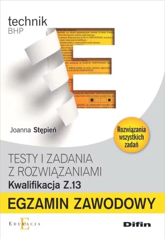 Egzamin zawodowy. Kwalifikacja Z.13 - tantis.pl