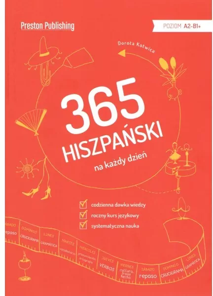 Hiszpański 365 na każdy dzień. Poziom A2-B1 - tantis.pl
