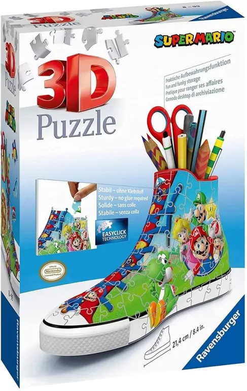 Puzzle 108 3D. Trampek Super Mario - tantis.pl