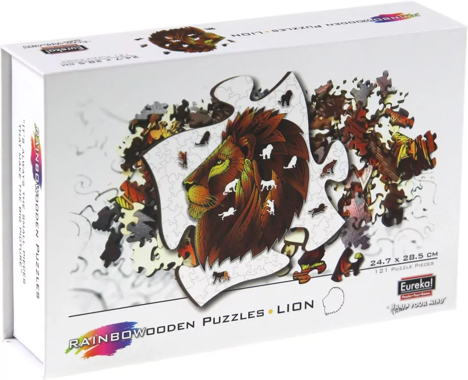 Puzzle drewniane 121 Lew G3 - tantis.pl