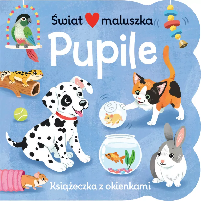 Świat maluszka. Pupile. Książeczka z okienkami - tantis.pl