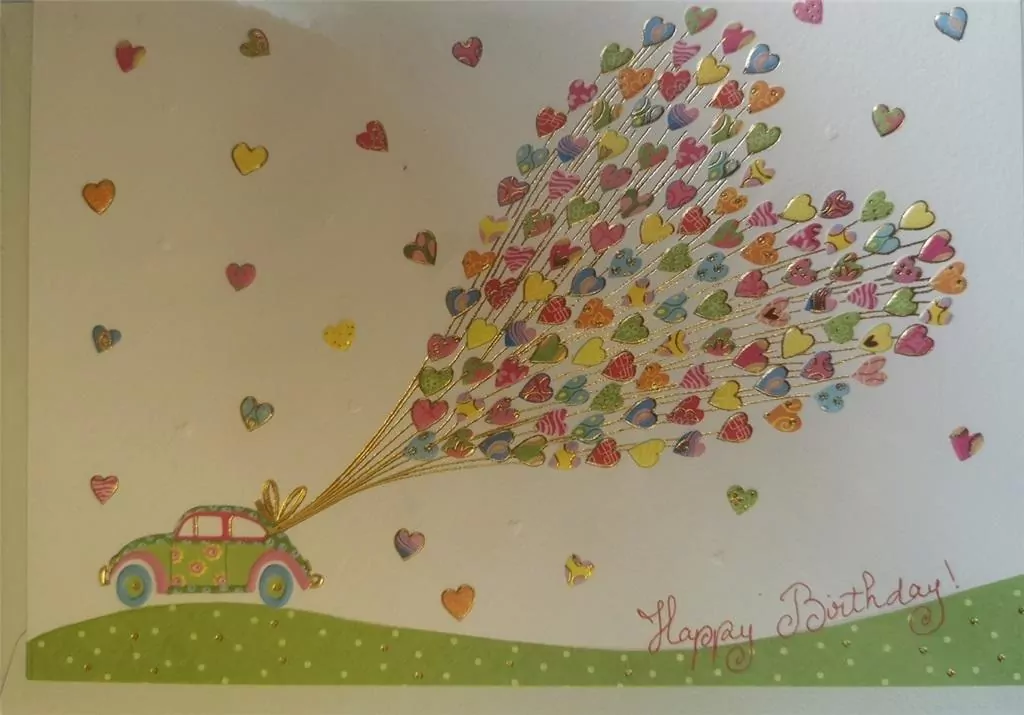 Karnet B6 + koperta MO4930X1-1 urodziny Samochód - tantis.pl