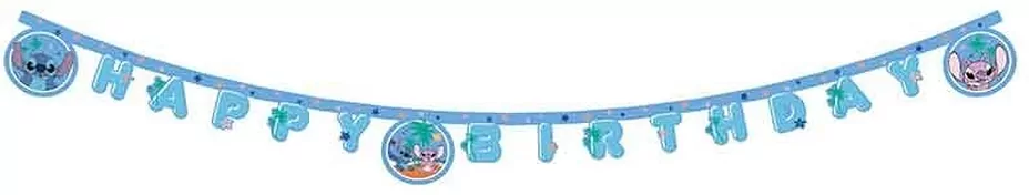 Banner Stitch & Angel Disney Happy Birthday - tantis.pl