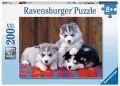 Puzzle 200 Szczenięta husky Ravensburger - tantis.pl