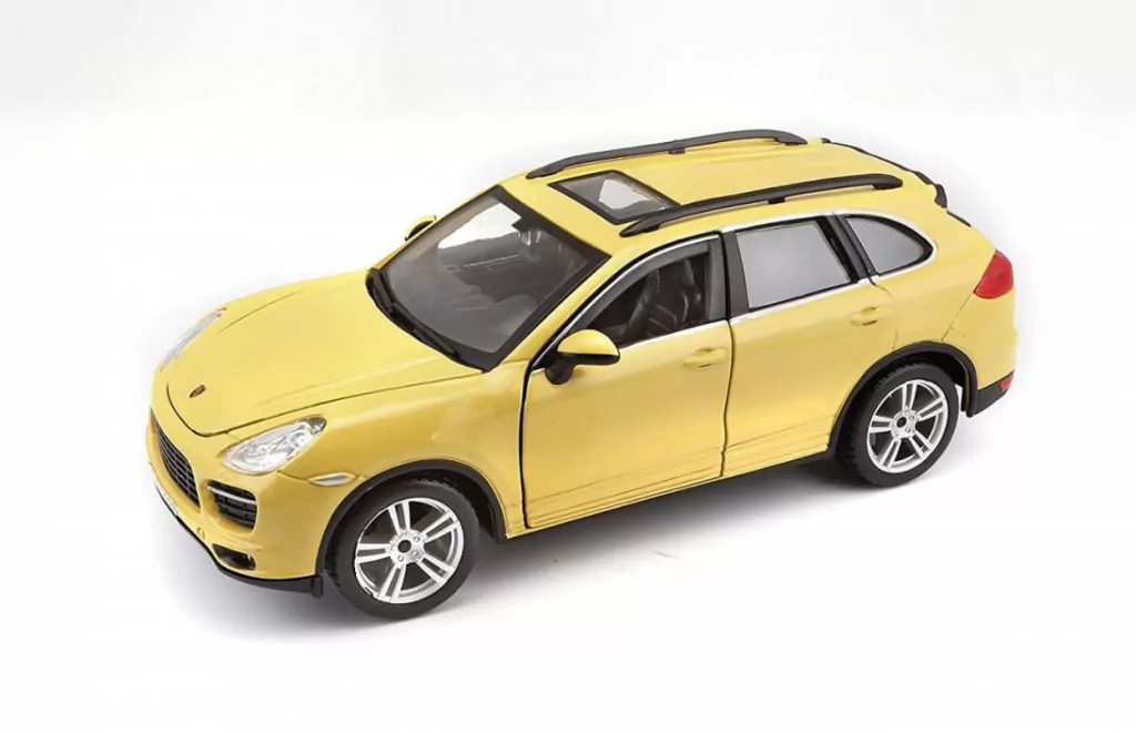 Porsche Cayenne Turbo 1:24. Żółty - tantis.pl