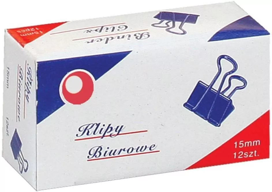 Klipy biurowe 15mm - tantis.pl