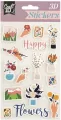 CCG naklejki 3D happy flowers CR6003 12138 - tantis.pl