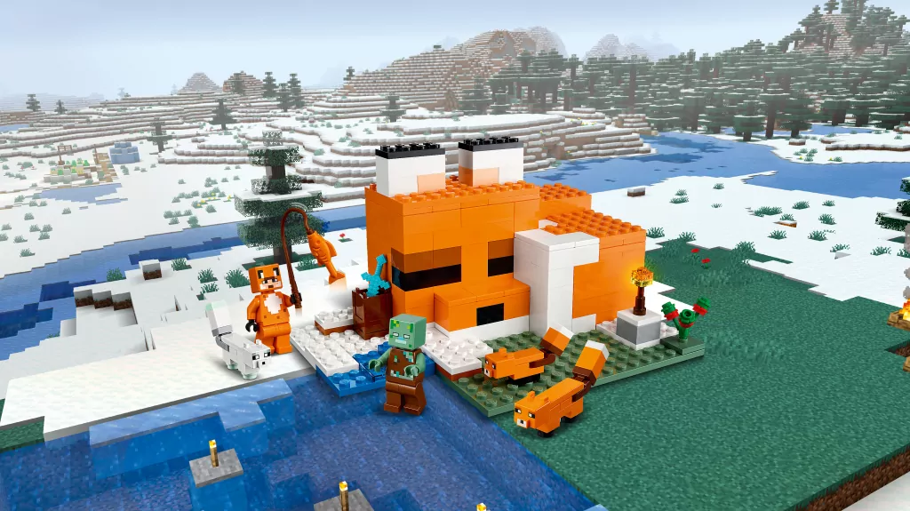 LEGO® Minecraft™. Siedlisko lisów. 21178 - tantis.pl