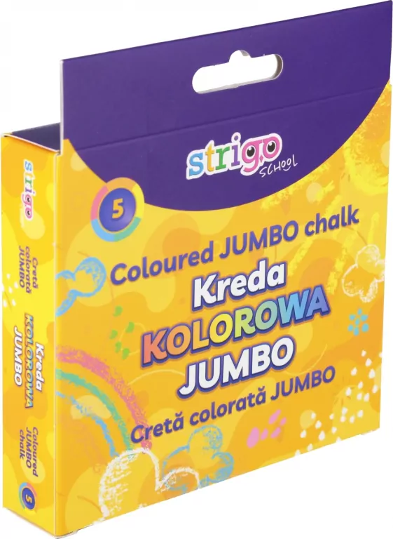 Kreda chodnikowa Jumbo 5 kolorów STRIGO - tantis.pl