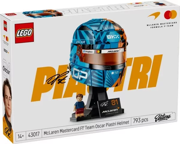 LEGO® Kask Oscar Piastri McLaren Mastercard F1® Team 43017 - tantis.pl