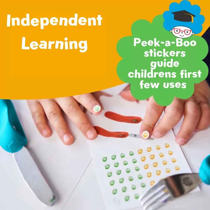 Nana's Manners Sztućce kształtujące chwyt niebieski - tantis.pl