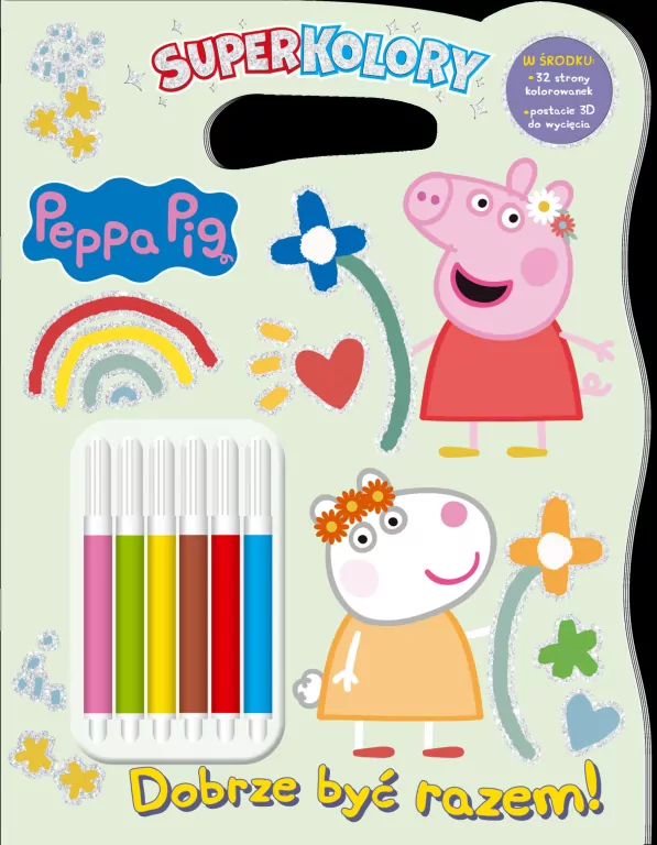 Świnka Peppa. Superkolory 6. Dobrze być razem! - tantis.pl