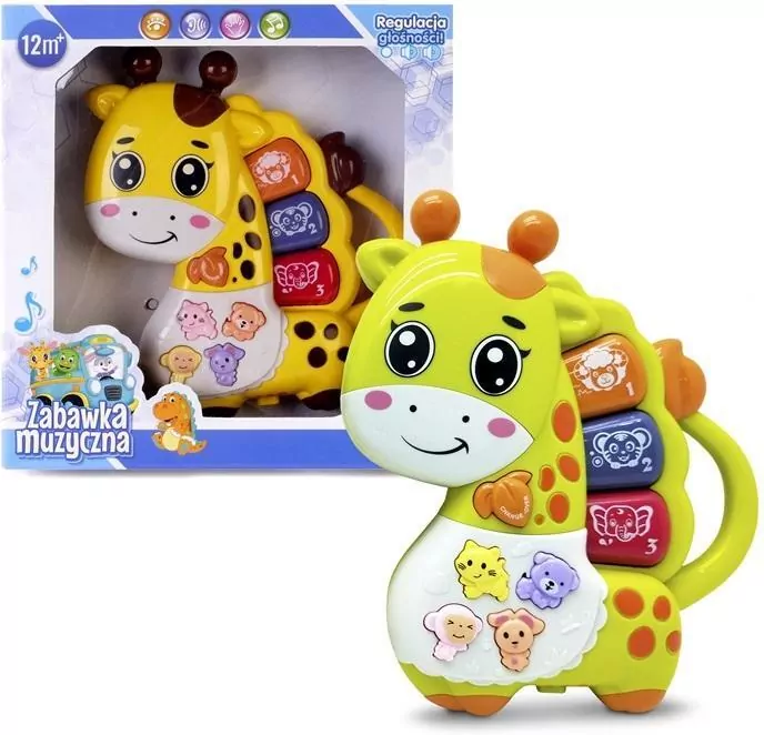 Zabawka muzyczna. Żyrafa - tantis.pl