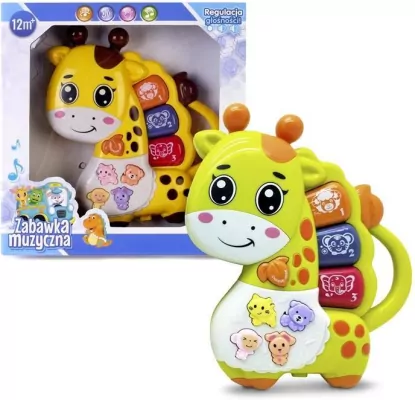 Zabawka muzyczna. Żyrafa