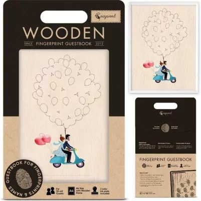 Księga gości na odciski palców. Ślub Skuter