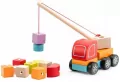 Dźwig. Drewniane, magnetyczne klocki edukacyjne - tantis.pl