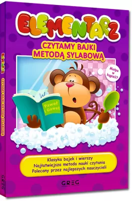 Książki do nauki czytania, pisania i liczenia - Elementarz. Czytamy bajki metodą sylabową