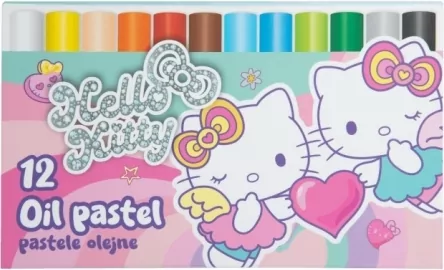 Pastele olejne Hello Kitty 12 kolorów - tantis.pl