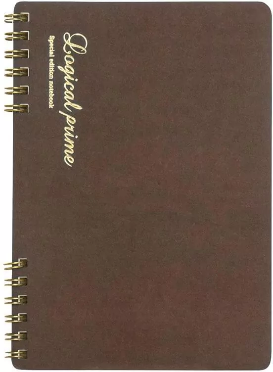 Notatnik A5 12x15cm Logical Prime PT brązowy - tantis.pl