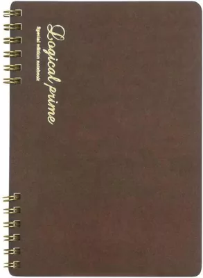 Notatnik A5 12x15cm Logical Prime PT brązowy