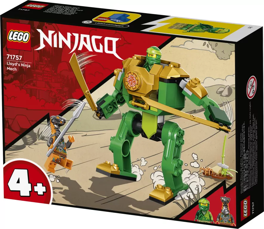 LEGO® NINJAGO®. Mech Ninja Lloyda. 71757 - tantis.pl