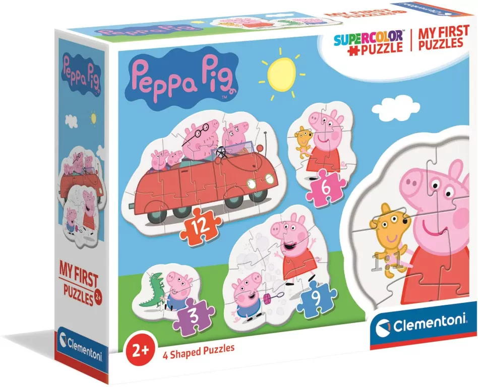 Clementoni. Świnka Peppa. Moje Pierwsze Puzzle - tantis.pl