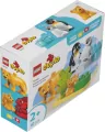 LEGO® Duplo. Rodziny dzikich zwierząt: pingwiny i lwy. 10442 - tantis.pl
