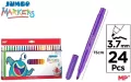 Flamastry Jumbo 24 kolory - tantis.pl