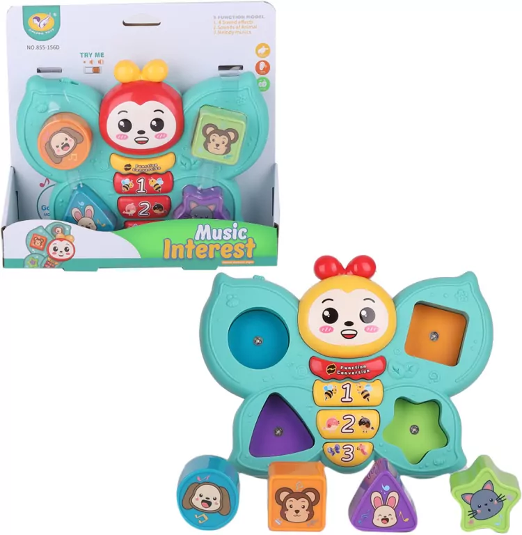 Zabawka muzyczna. Motylek - tantis.pl